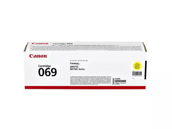 Een Tonercartridge Canon 069 geel koop je bij EconOffice