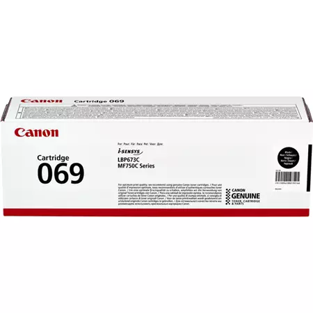 Een Cartouche toner Canon 069 noir koop je bij QuickOffice BV