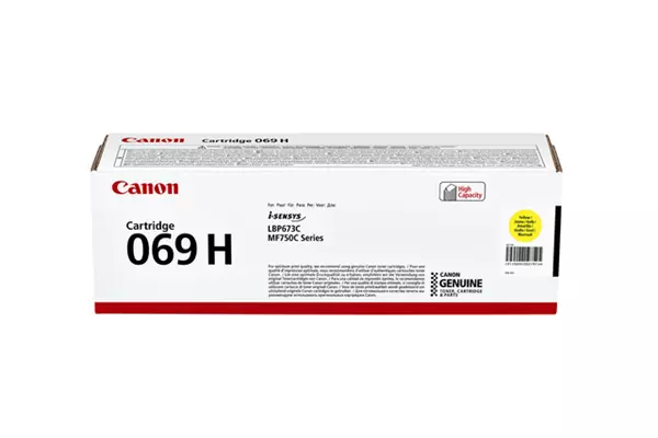 Een TONERCARTRIDGE CANON 069H GEEL koop je bij Kantoorvakhandel van der Heijde