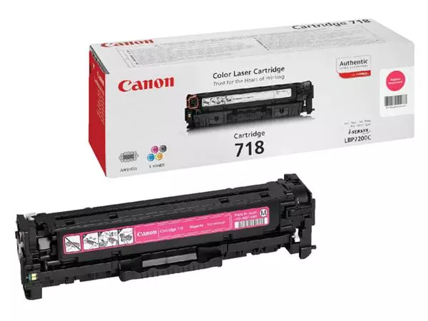 Een Tonercartridge Canon 718 rood koop je bij MV Kantoortechniek B.V.