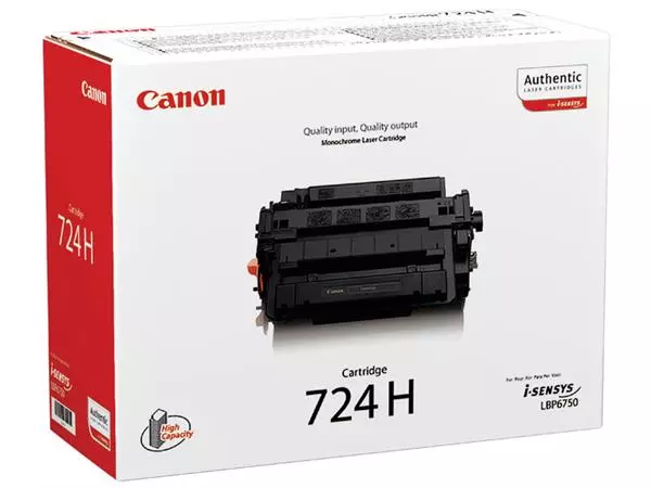 Een Tonercartridge Canon 724H zwart koop je bij EconOffice