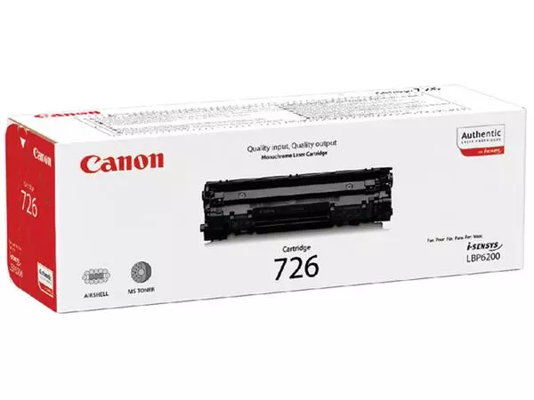 Tonercartridge Canon 726 zwart