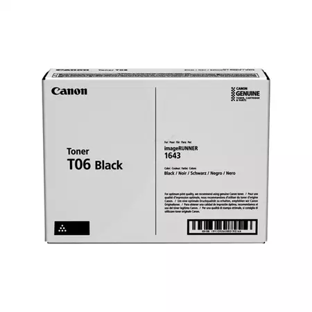 Een Tonercartridge Canon T06 zwart koop je bij Tonerinktshop