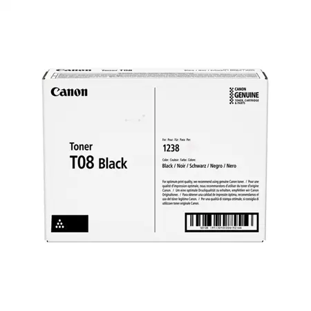 Een Tonercartridge Canon T08 zwart koop je bij EconOffice