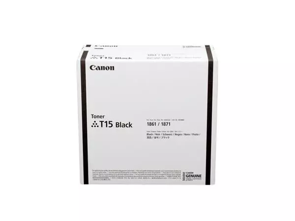 Tonercartridge Canon T15 zwart