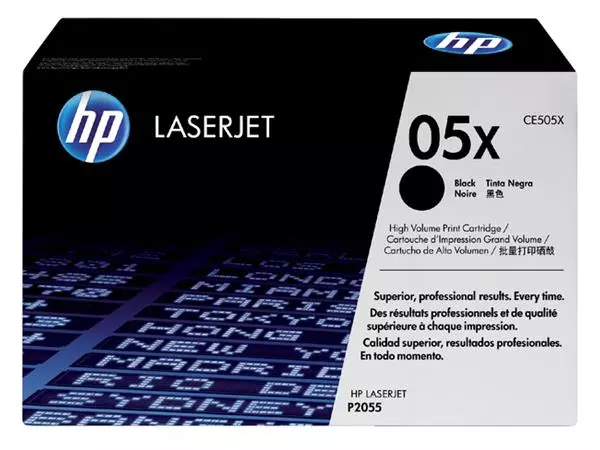 Een Cartouche toner HP CE505X 05X noir koop je bij Van Hoye Kantoor BV