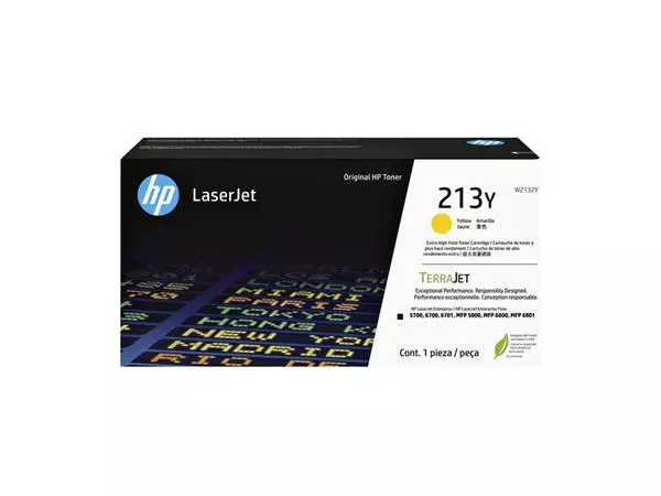 Een Tonercartridge HP W2132Y 213Y geel koop je bij De Angelot