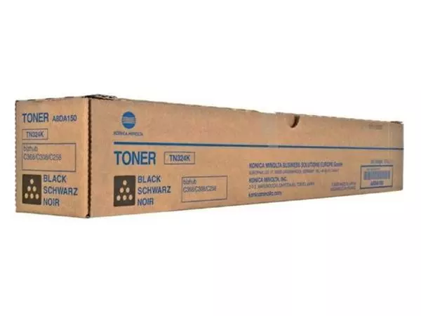 Een Cartouche toner Konica Minolta A8DA150 TN-324K noir koop je bij Van Hoye Kantoor BV