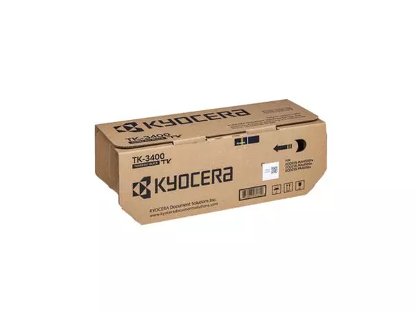 Een Toner Kyocera TK-3400K zwart koop je bij Van Leeuwen Boeken- en kantoorartikelen