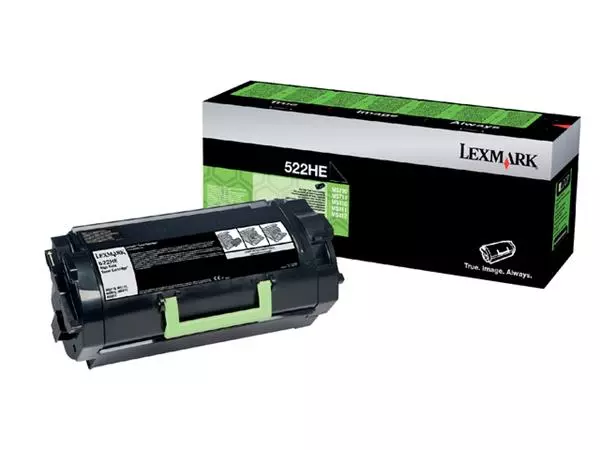 Buy your Tonercartridge Lexmark 52D2H0E zwart at QuickOffice BV