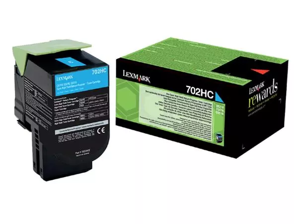 Een Tonercartridge Lexmark 70C20 prebate blauw koop je bij Alles voor uw kantoor