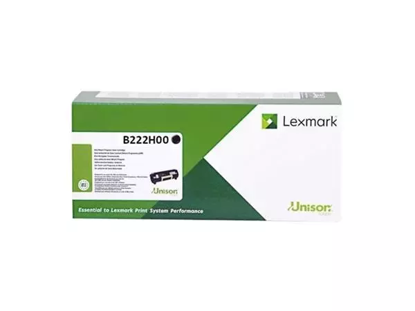 Tonercartridge Lexmark B222H00 zwart