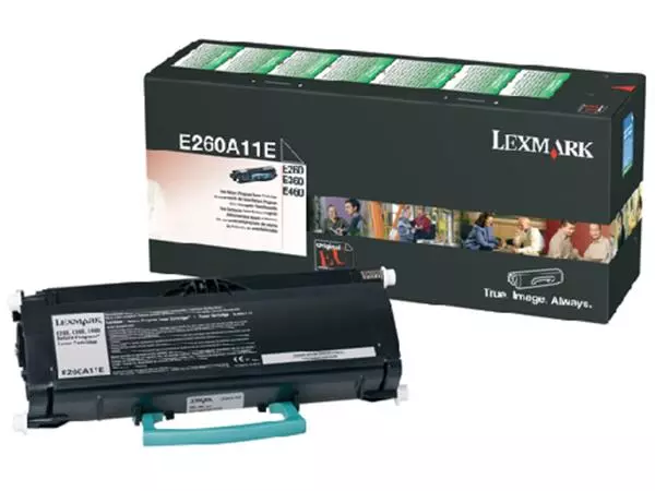 Een Tonercartridge Lexmark E260A11E prebate zwart koop je bij EconOffice