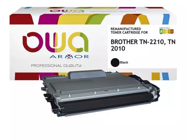 Een Toner OWA alternatief tbv Brother TN-2210BK zwart koop je bij MV Kantoortechniek B.V.
