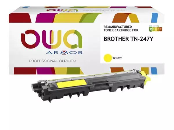 Een Toner OWA alternatief tbv Brother TN-247Y geel koop je bij L&N Partners voor Partners B.V.