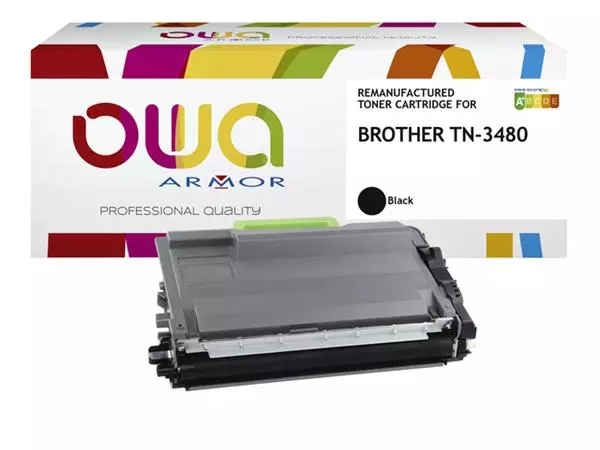 Een Toner OWA alternatief tbv Brother TN-3480BK zwart koop je bij L&N Partners voor Partners B.V.
