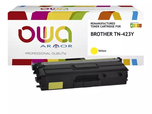 Een Toner OWA alternatief tbv Brother TN-423Y geel koop je bij MV Kantoortechniek B.V.