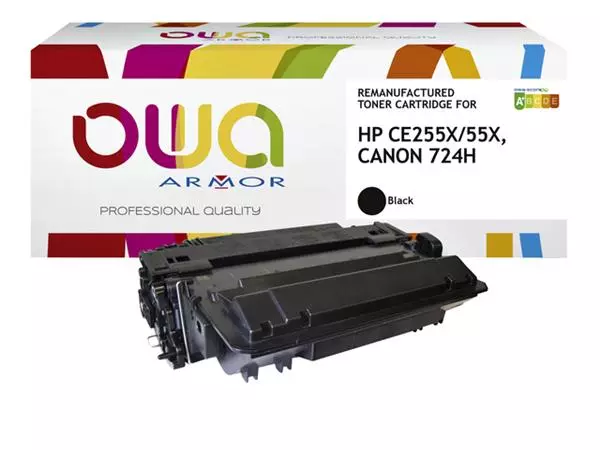 Een Tonercartridge OWA alternatief tbv HP CE255X zwart koop je bij EconOffice