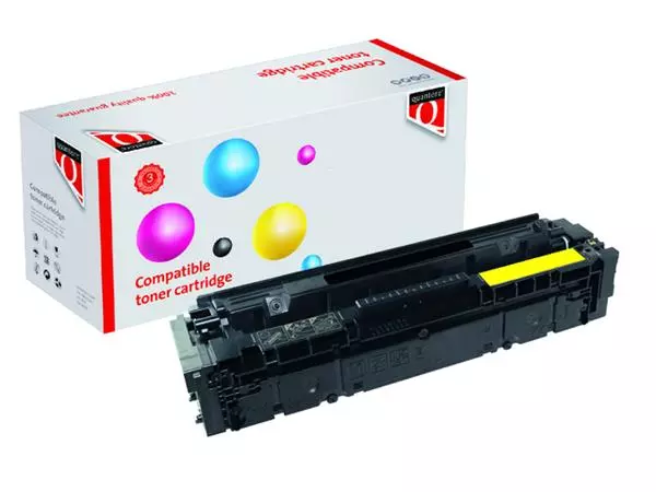 Een Tonercartridge Quantore alternatief tbv Canon 045H geel koop je bij Tonerinktshop