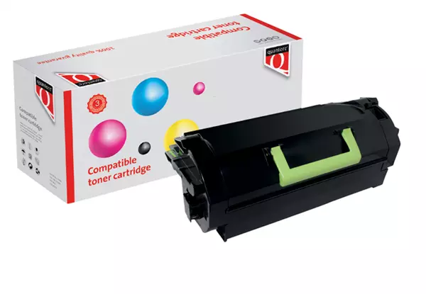 Een Tonercartridge Quantore alternatief tbv Lexmark 52D2X00 zwart koop je bij Van Hoye Kantoor BV