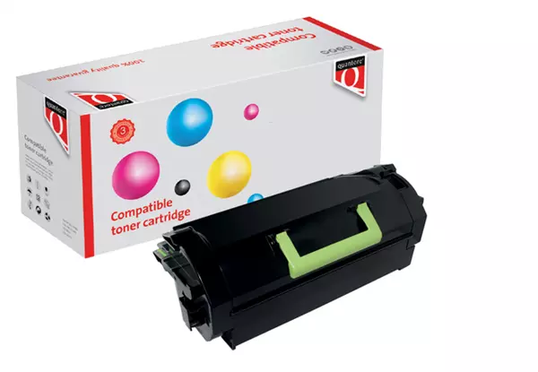 Een Tonercartridge Quantore alternatief tbv Lexmark 62D2X00 zwart koop je bij Goedkope Kantoorbenodigdheden