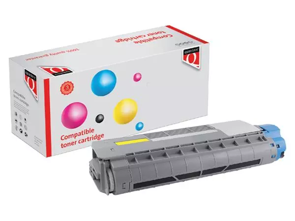 Een Toner Quantore alternatief tbv Oki 44315305 geel koop je bij Tonerinktshop