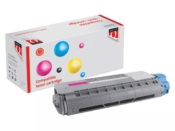 Een Toner Quantore alternatief tbv Oki 44315306 rood koop je bij MV Kantoortechniek B.V.