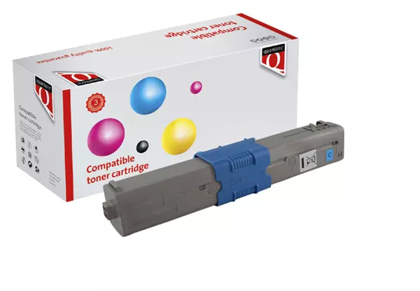 Een Toner Quantore alternatief tbv Oki 46471103 blauw koop je bij Tonerinktshop