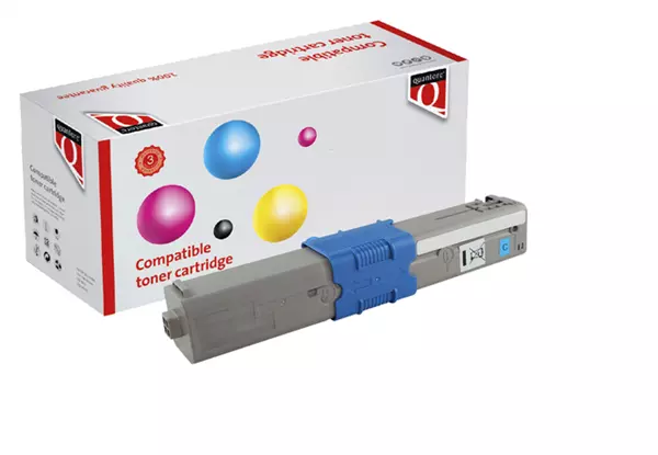 Toner Quantore alternatief tbv Oki 46507615 blauw