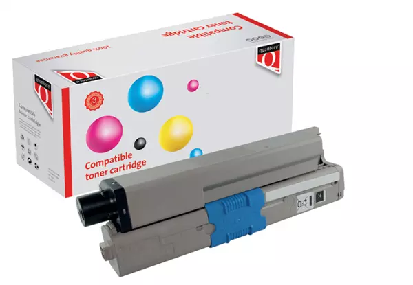 Een Tonercartridge Quantore alternatief tbv Oki 46507616 zwart koop je bij MV Kantoortechniek B.V.