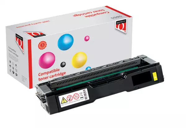 Toner Quantore alternatief tbv Ricoh 406482 geel