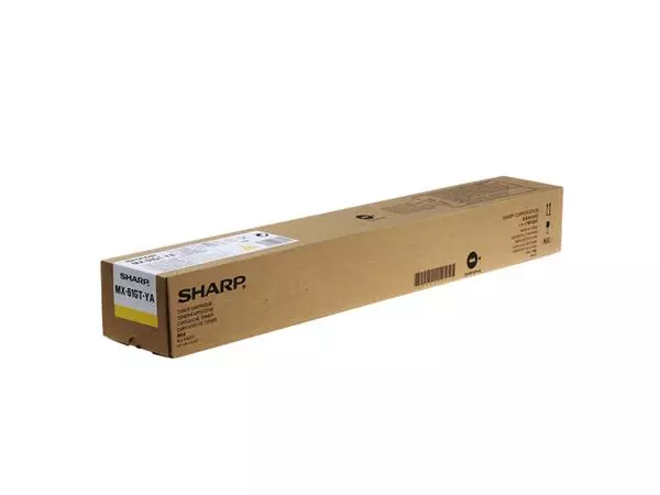 Een Tonercartridge Sharp MX-61GTYA geel koop je bij L&N Partners voor Partners B.V.