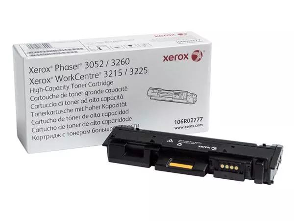 Een Tonercartridge Xerox 106R02777 zwart koop je bij MV Kantoortechniek B.V.