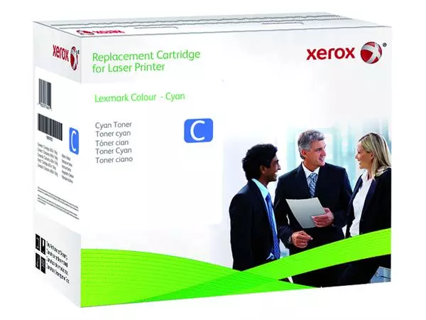 Een Tonercartridge Xerox alternatief tbv Lexmark C540H2CG blauw koop je bij Unimark Office B.V.