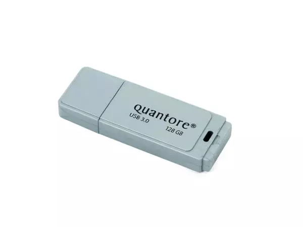 Buy your USB-stick 3.0 Quantore 128GB zilver at QuickOffice BV