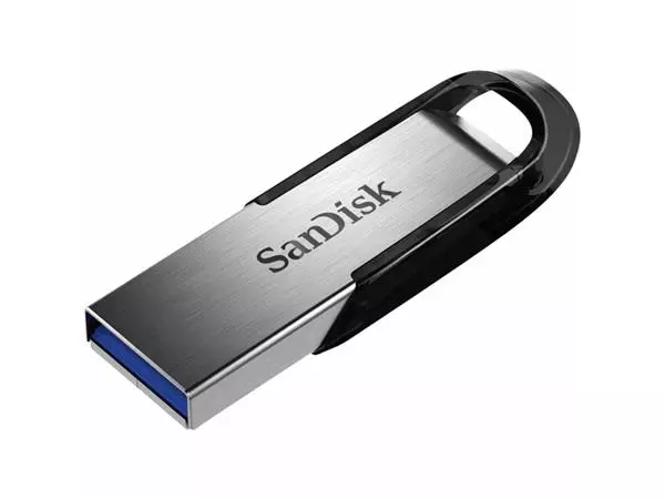 Een USB-stick 3.0 Sandisk Cruzer Ultra Flair 128GB koop je bij Alles voor uw kantoor