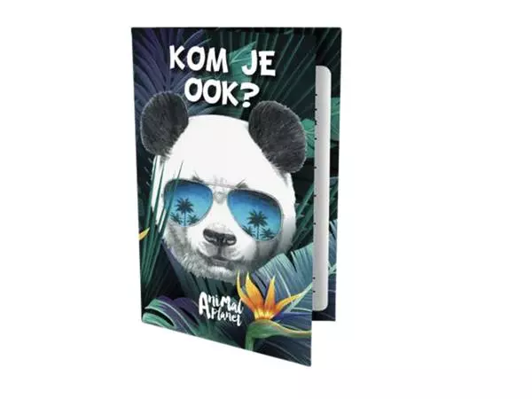 Een Uitnodigingen Panda 13.5x9cm koop je bij Van Leeuwen Boeken- en kantoorartikelen