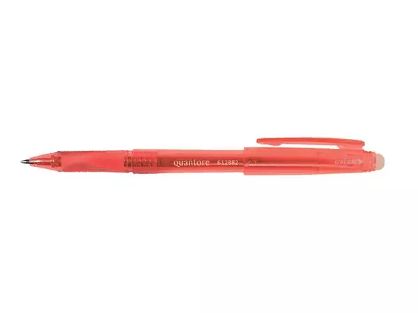 Een Gelschrijver Quantore erasable 0.7mm rood koop je bij NiceSupplies.nl