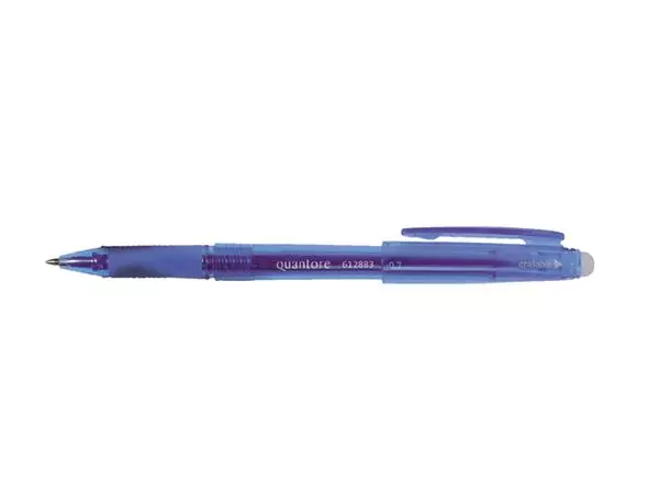 Een Gelschrijver Quantore erasable 0.7mm blauw koop je bij NiceSupplies.nl