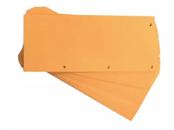 Een SCHEIDINGSSTROOK OXFORD DUO 240X105MM ORANJE koop je bij Kantoorvakhandel van der Heijde