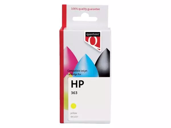 Inktcartridge Quantore alternatief tbv HP C8773EE 363 geel