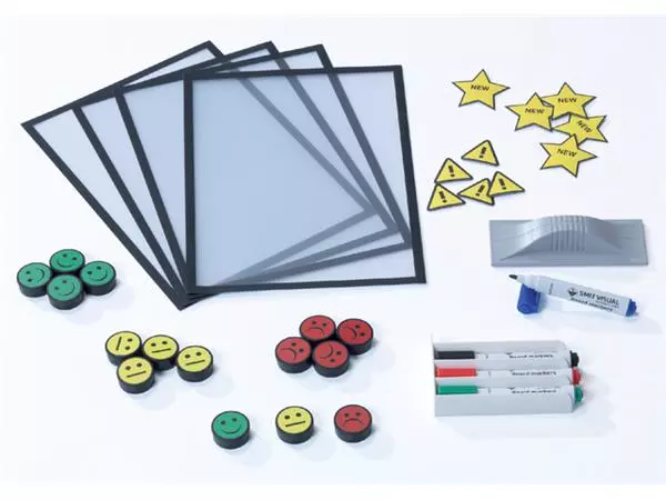 Een Verbeterbord + starterkit visual management 90x120cm koop je bij NiceSupplies.nl