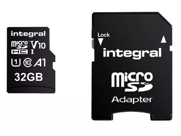 Een Geheugenkaart Integral microSDHC V10 32GB koop je bij The Cartridge Company