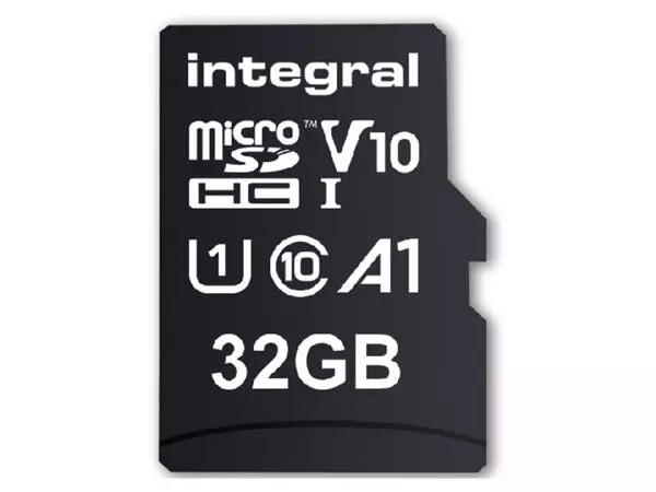 Een Geheugenkaart Integral microSDHC V10 32GB koop je bij NiceSupplies.nl