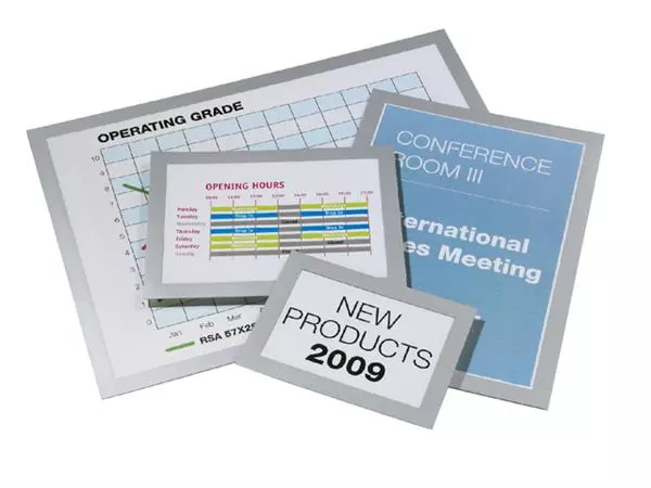 Een Duraframe Durable 487323 A3 zilvergrijs koop je bij EconOffice