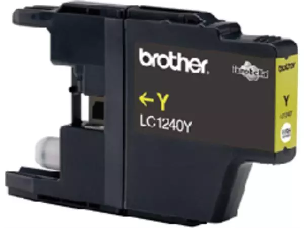 Een Inktcartridge Brother LC-1240Y geel koop je bij Van Hoye Kantoor BV