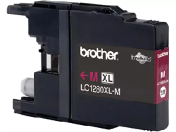 Een Inktcartridge Brother LC-1280XLM rood koop je bij KantoorProfi België BV