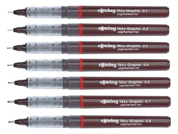 Fineliner rOtring Tikky Graphic 0.1mm