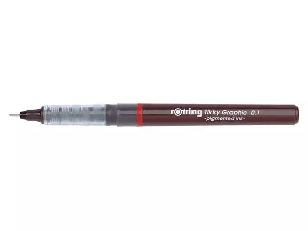 Een Fineliner rOtring Tikky Graphic 0.1mm koop je bij Kantoorvakhandel van der Heijde