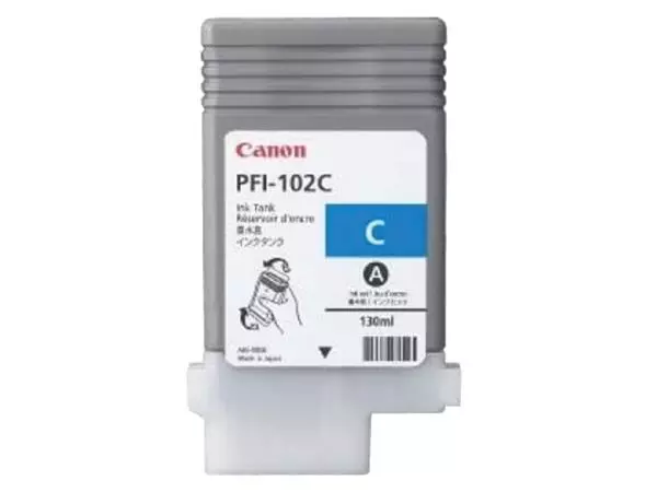 Een Inktcartridge Canon PFI-102 blauw koop je bij Kantoorvakhandel van der Heijde